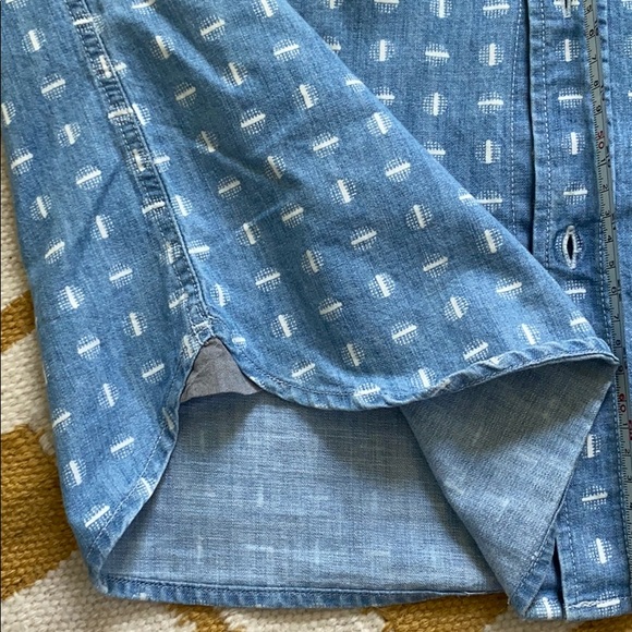 Shirt sleeve patterned button down - Picture 5 of 6
